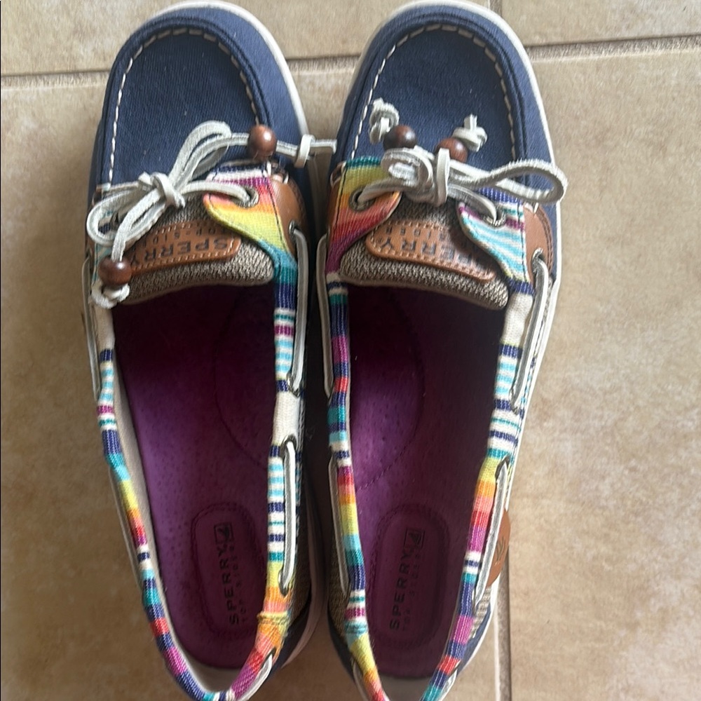 Sperry Blue Flats Comfortable Loafers